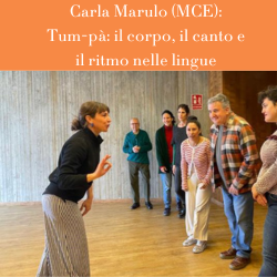 Carla Marulo (MCE), Tum-pà: il corpo, il canto e il ritmo nelle lingue